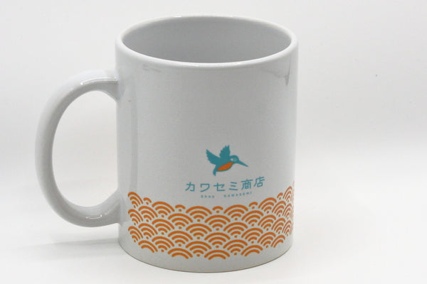 斧琴茄マグカップ（蜜柑色）
