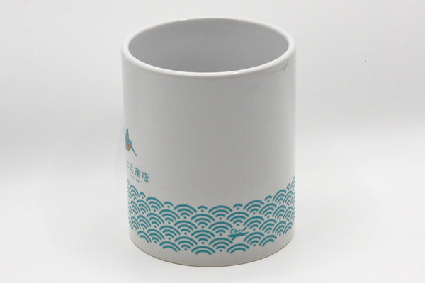 斧琴茄マグカップ（浅葱色）